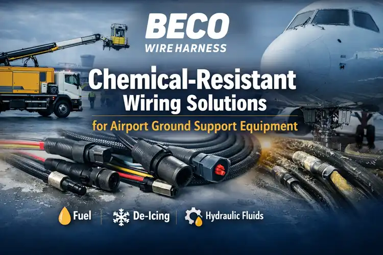 Chemical-resistant wire harness
